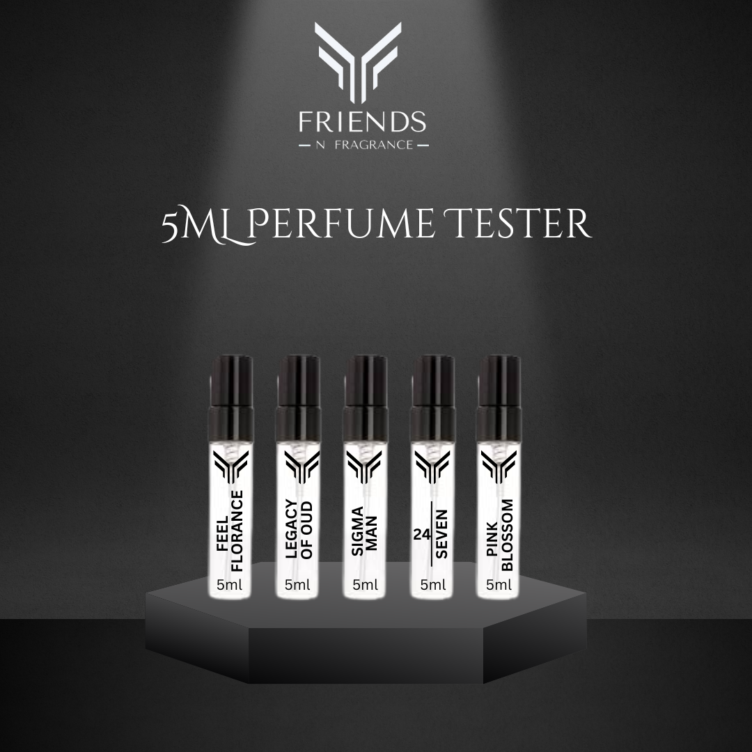 5 SAMPLES OF YOUR CHOICE - 5ML PERFUME TESTERS